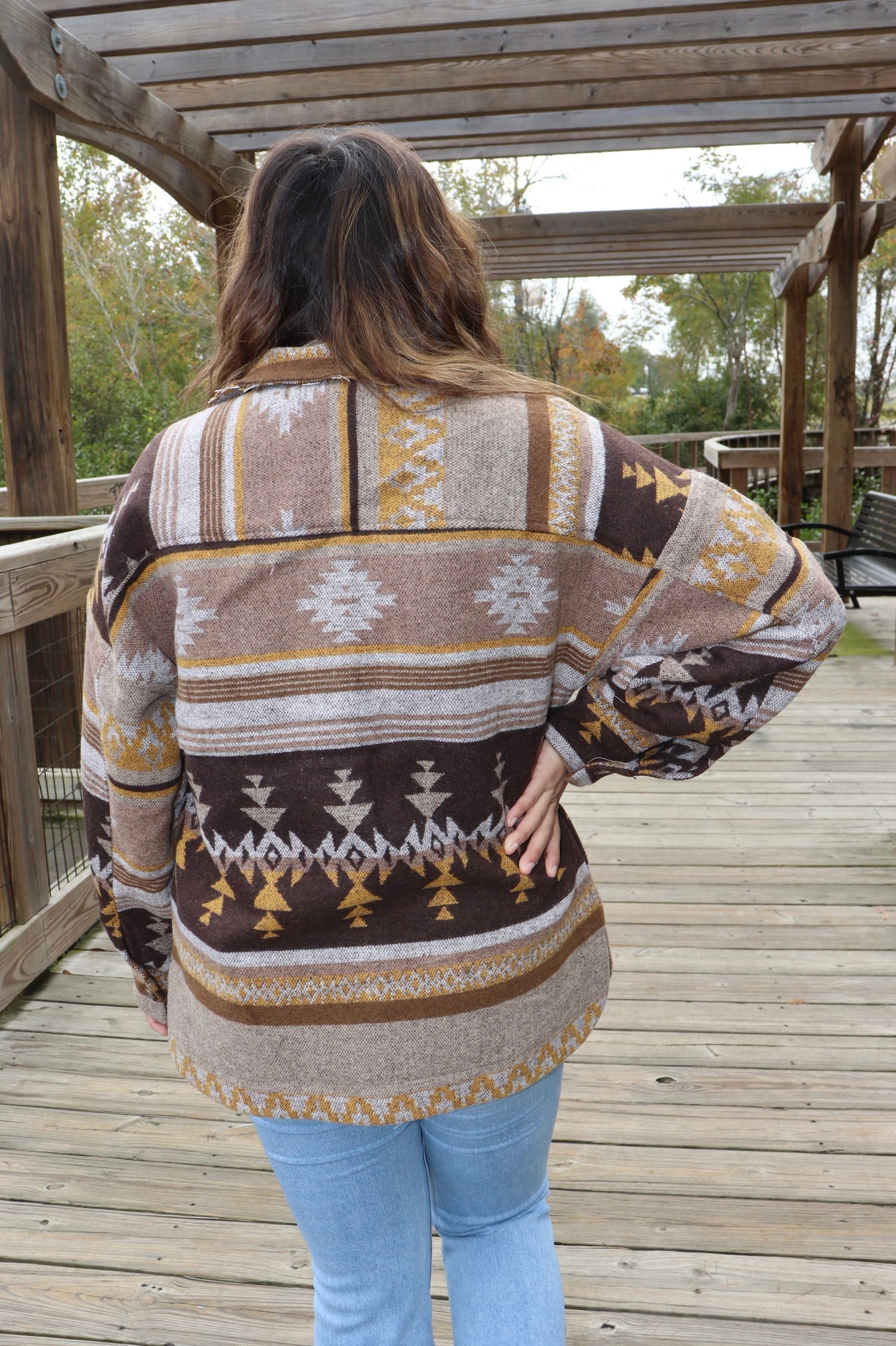 Alice Aztec Shacket Jacket