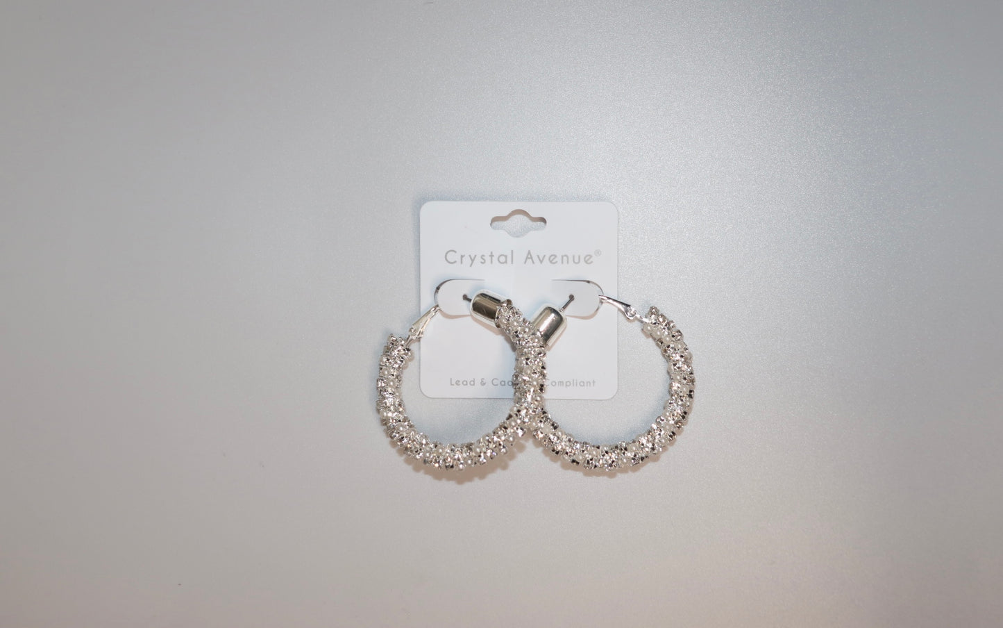 Pearl & Crystal Hoop Earrings