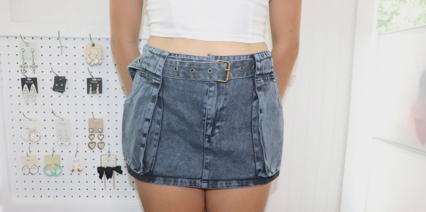 Mini Denim Skirt