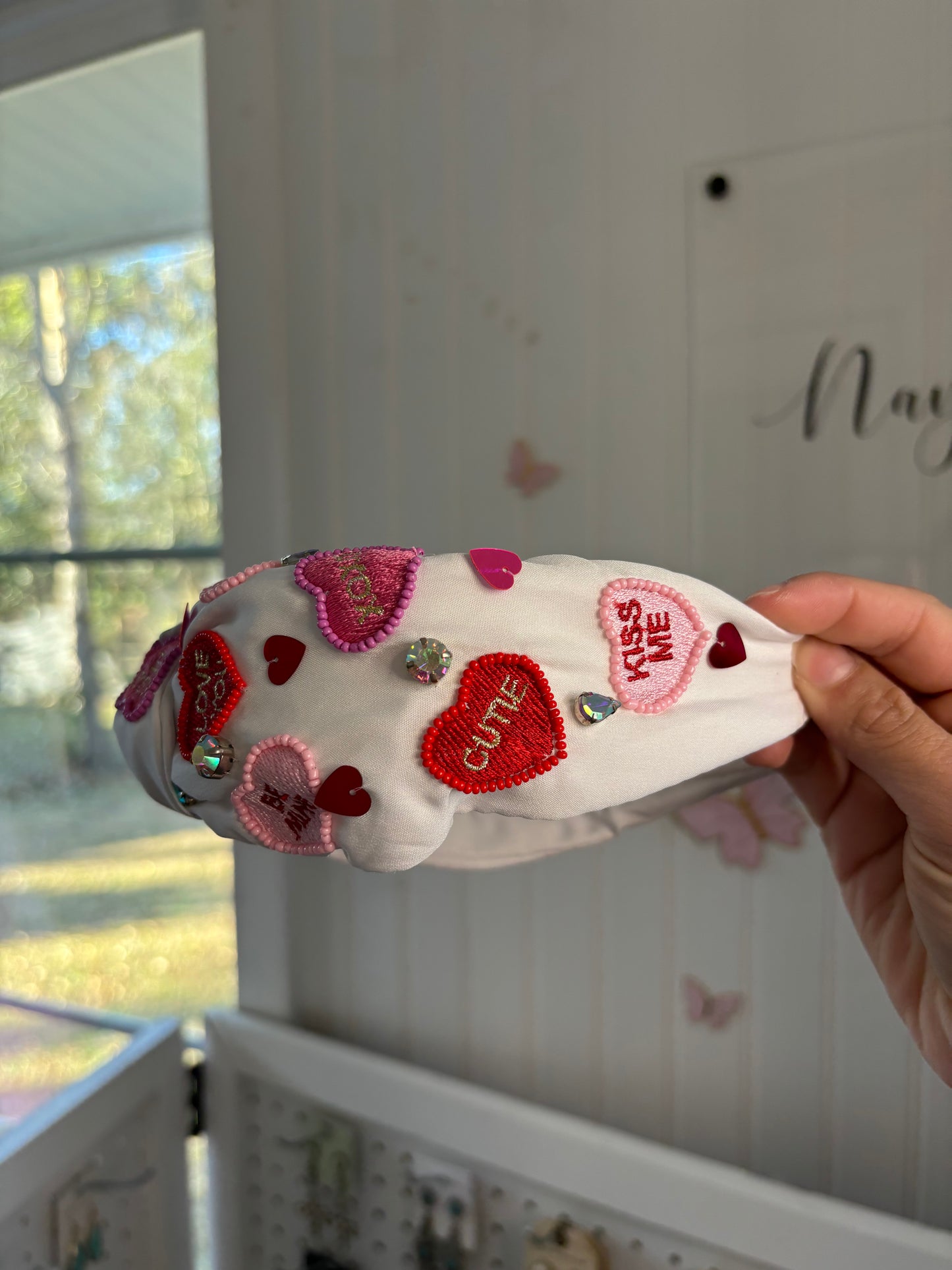 Valentine’s Day Hearts Headband