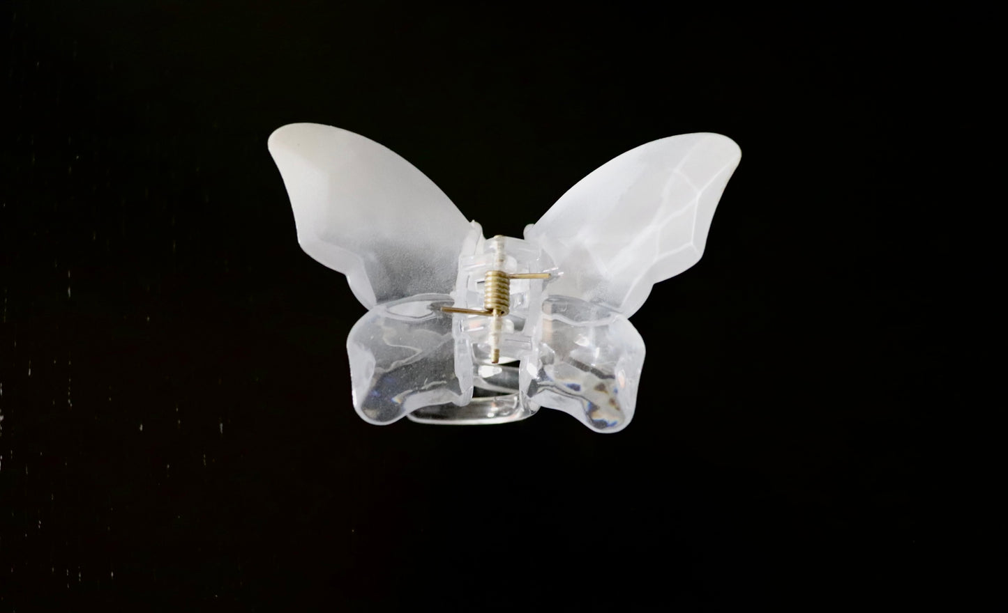 White Butterfly Clip